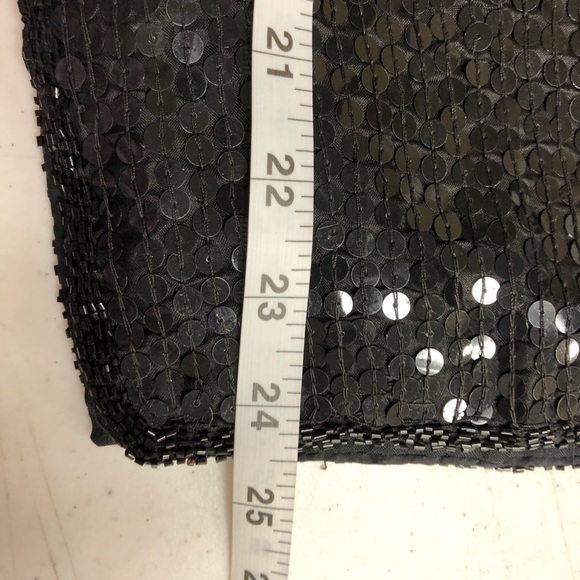 Silk Beaded Sequin Party Cocktail Drag Blouse - Picture 6 of 6